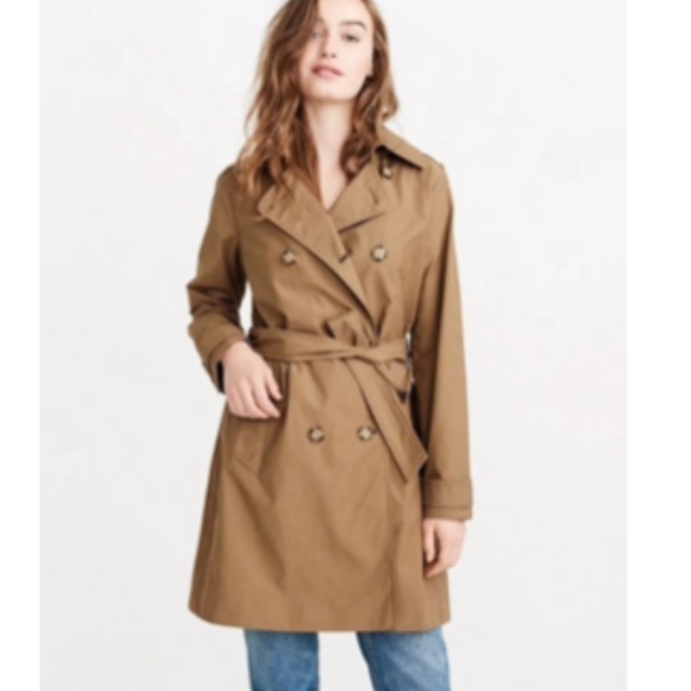 Abercrombie Classic Trench Coat Gem